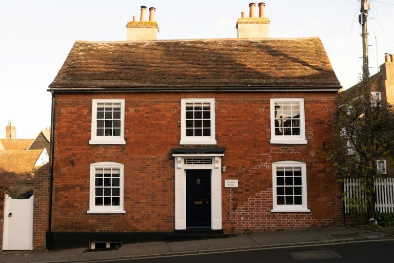 Red brick house